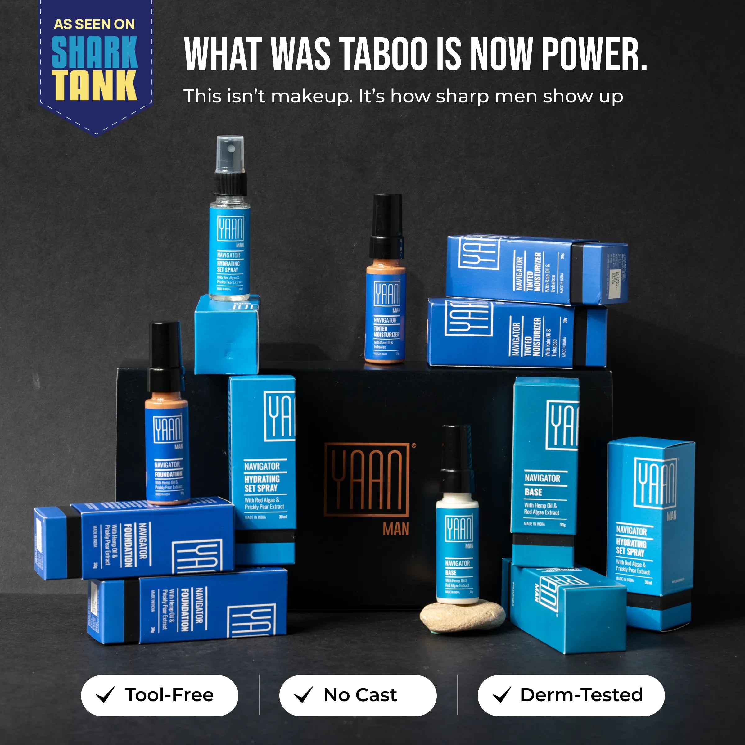 Navigator Range - India’s First Men’s Makeup Kit