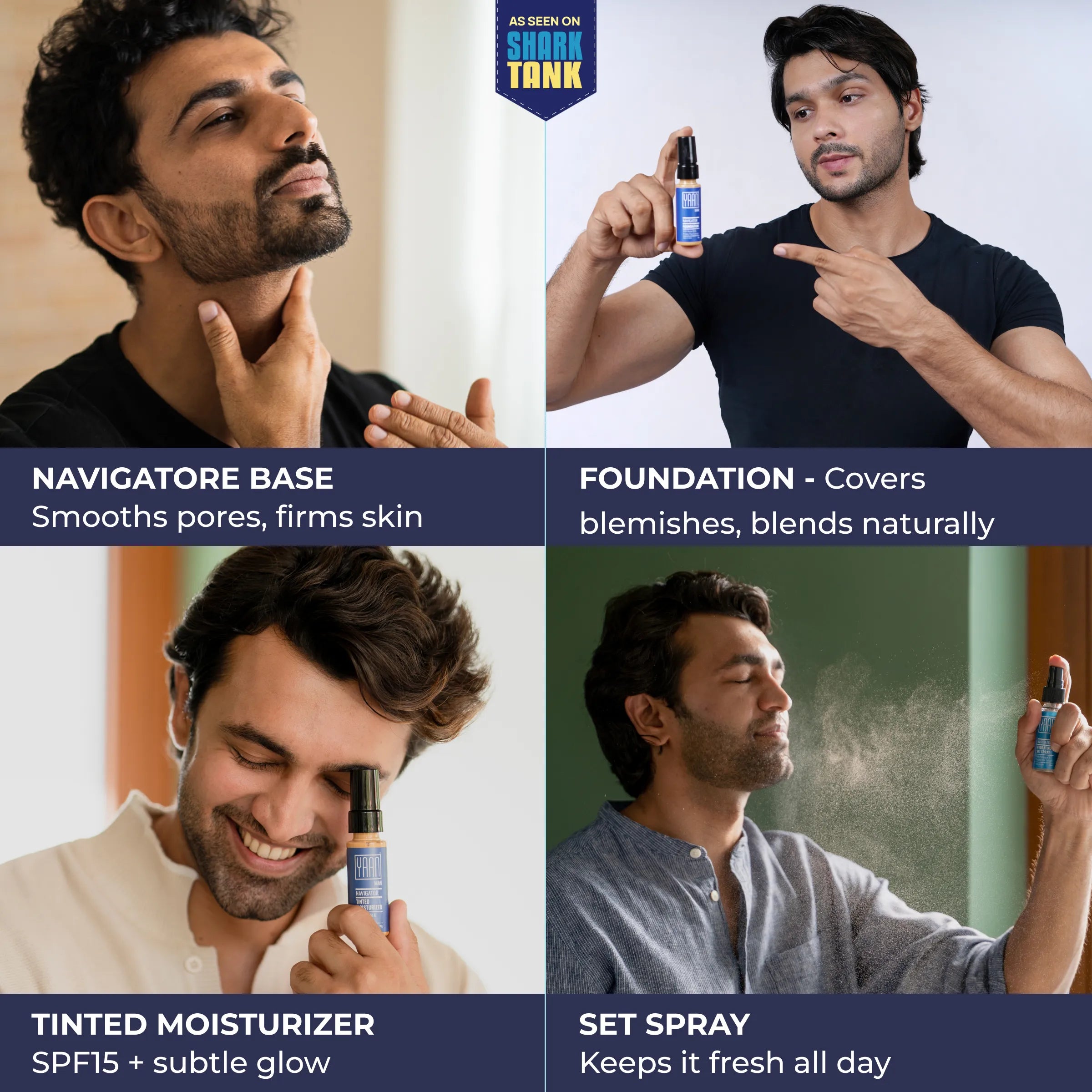 Navigator Range - India’s First Men’s Makeup Kit