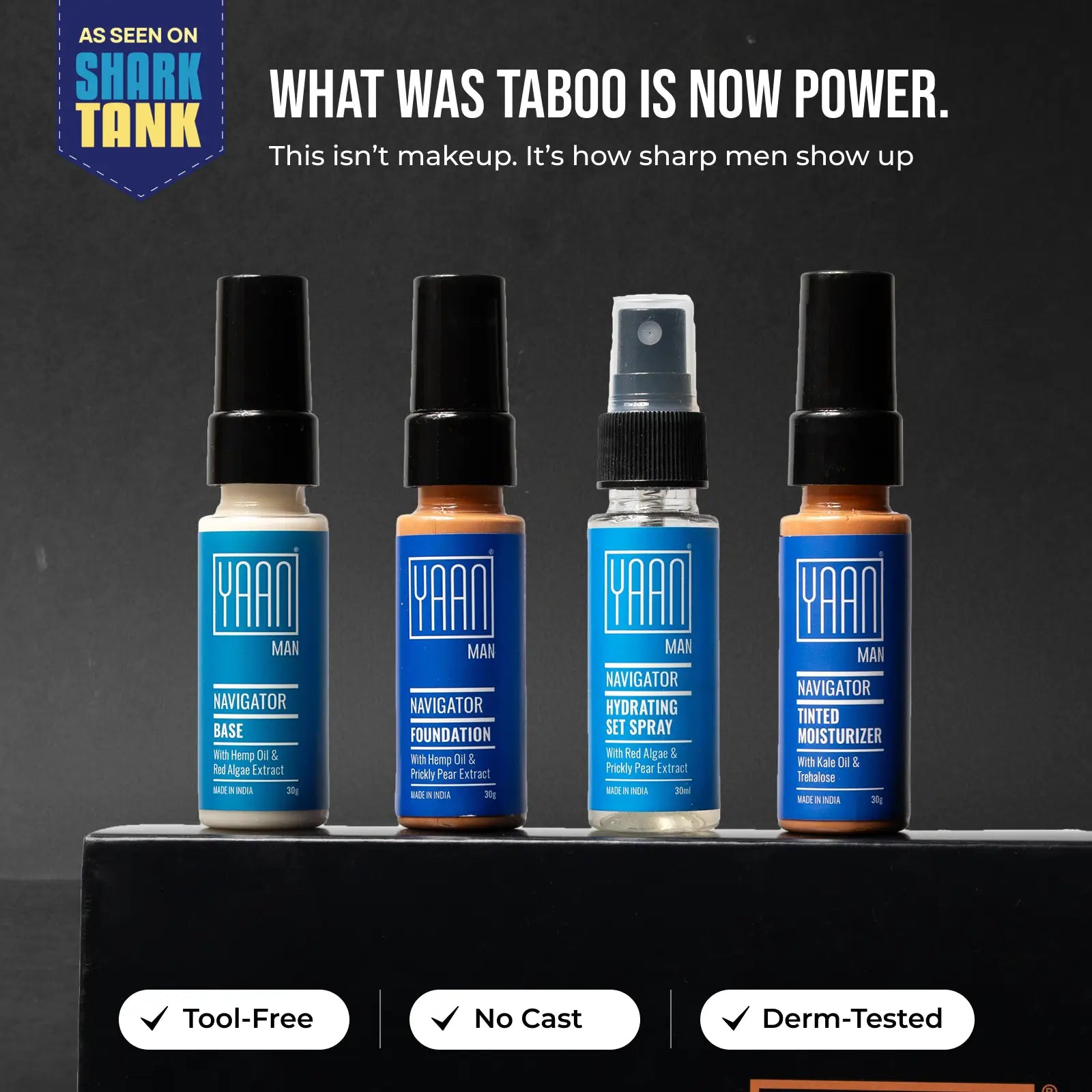 Navigator Range - India’s First Men’s Makeup Kit